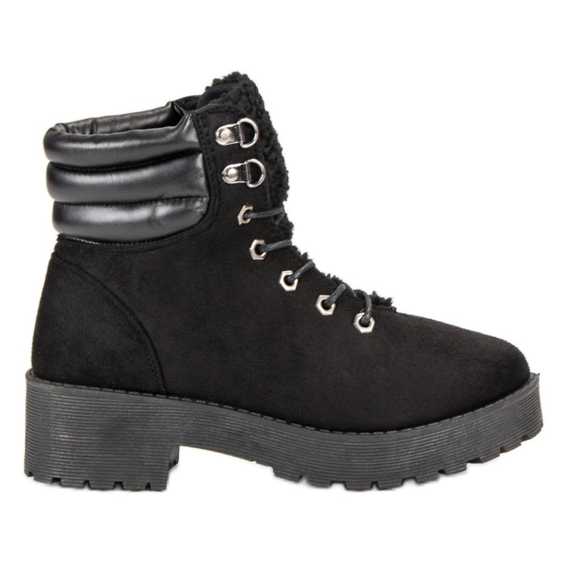 Suede Trappers fekete