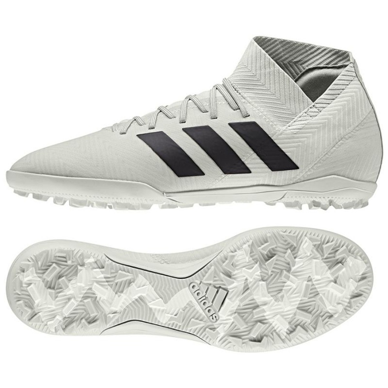 Adidas Nemeziz Tango 18.3 Tf M DB2212 futballcipő fehér fehér Adidas Nemeziz Tango 18.3 Tf M DB2212 futballcipő fehér fehér