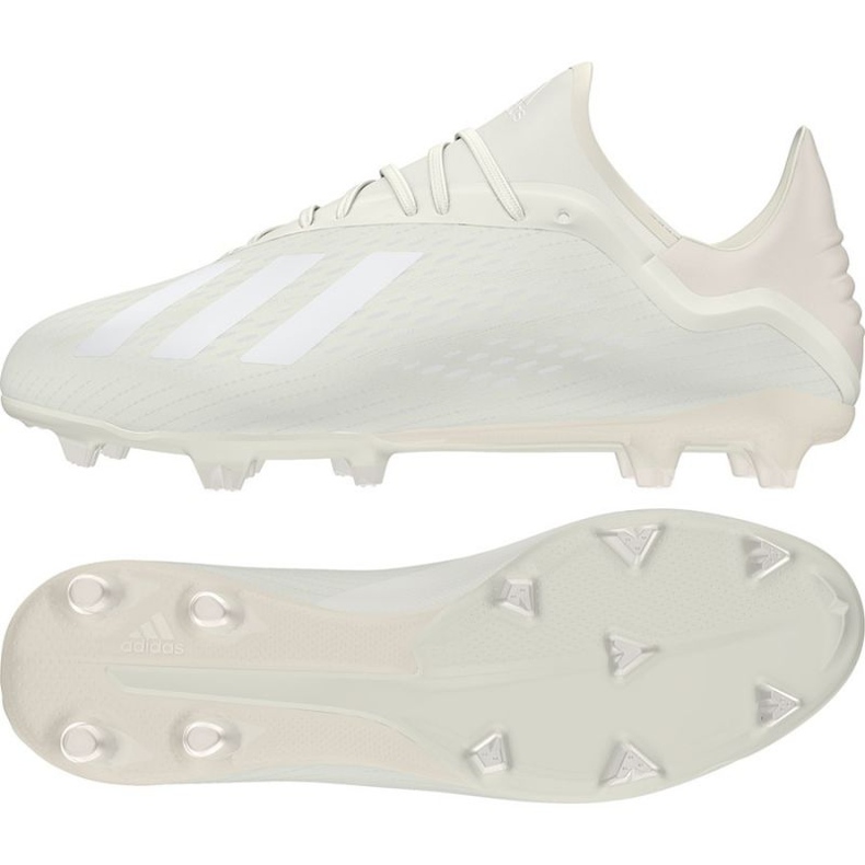 Adidas X 18.2 Fg M DB2181 futballcipő fehér