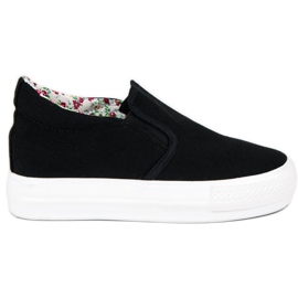 J. Star Fekete cipők egy ék