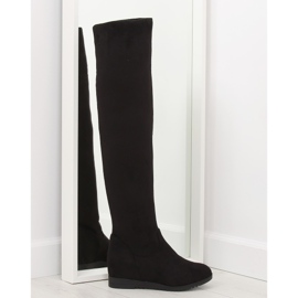 Fekete ék csizma 168-108 fekete Fekete ék csizma 168-108 fekete