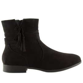 Fekete velúr csizma LL022 Fekete Fekete velúr csizma LL022 Fekete