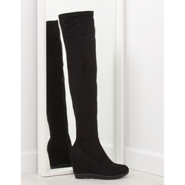 Fekete K-59 fekete ékcsizma Fekete K-59 fekete ékcsizma