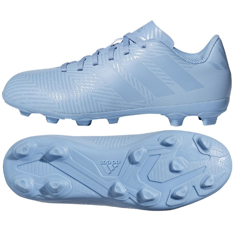 Adidas Nemeziz Messi 18.4 FxG Jr DB2368 futballcipő sokszínű kék Adidas Nemeziz Messi 18.4 FxG Jr DB2368 futballcipő sokszínű kék