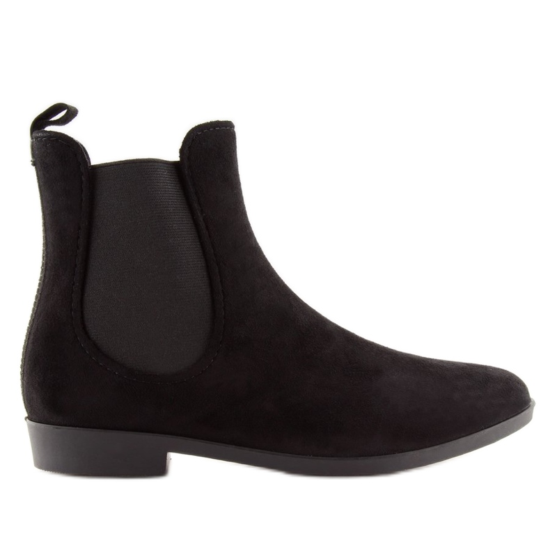 Fekete galoshes nőknek Jodhpur csizma D61 Black