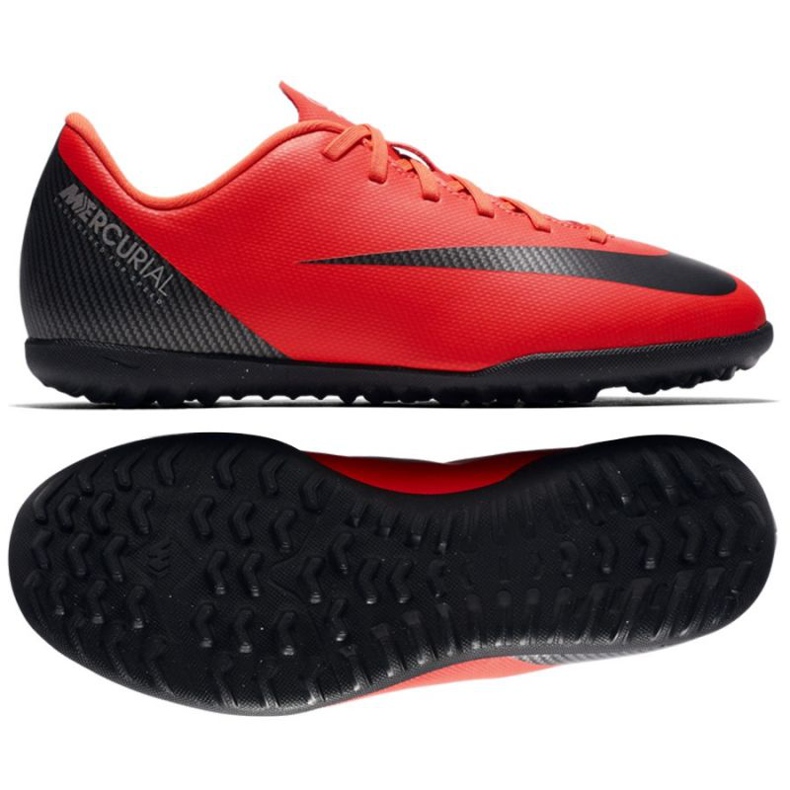 Nike Mercurial Vaporx 12 futballcipő piros Nike Mercurial Vaporx 12 futballcipő piros