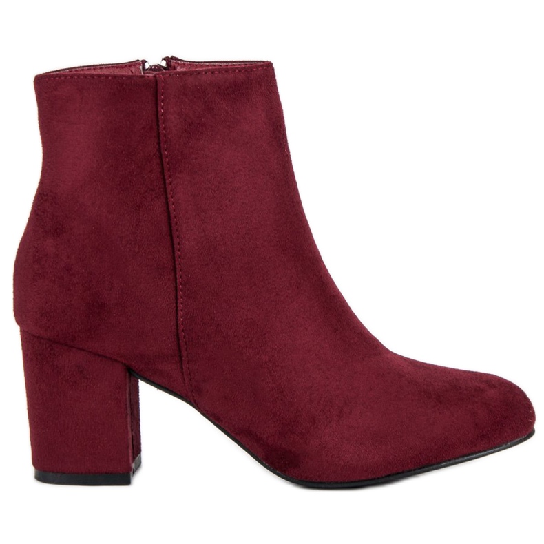 Mannika Velúr bokacsizma a postán piros Mannika Velúr bokacsizma a postán piros