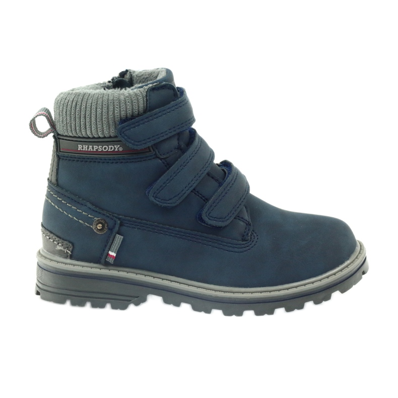 American Club Amerikai csizma bootees téli csizma 708121 szürke sötétkék