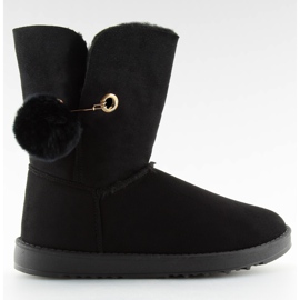 Fekete emusy, pompon SP04P fekete