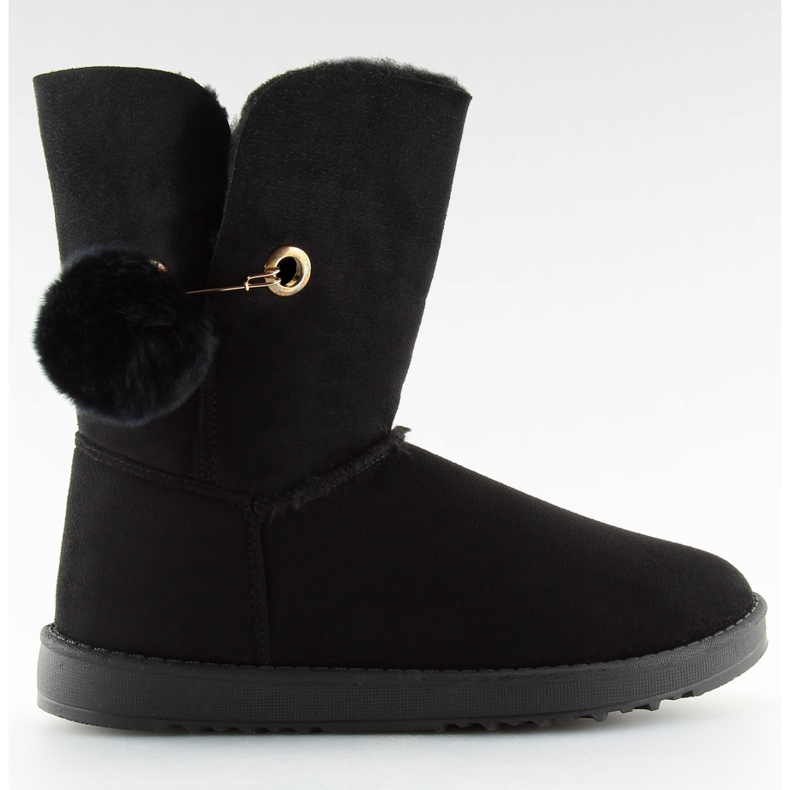 Fekete emusy, pompon SP04P fekete