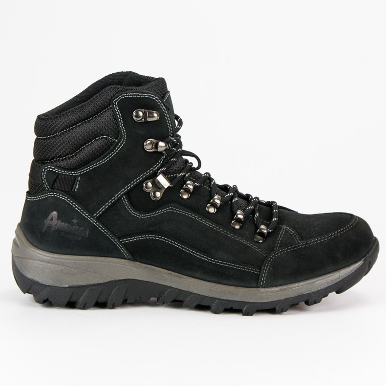 American Club Amerikai bőr trekking fekete