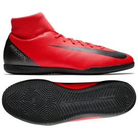 Nike Mercurial SuperflyX 6 beltéri cipő piros