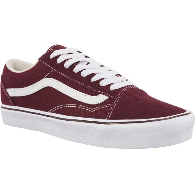 Vans Régi Skool Lite Suede vászon R2K port piros