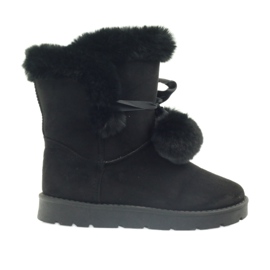 Fekete Emusy Mukluki pomponnal