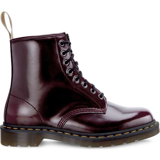 Dr. Martens Vegán 1460 Cherry Red Cambridge kefe piros