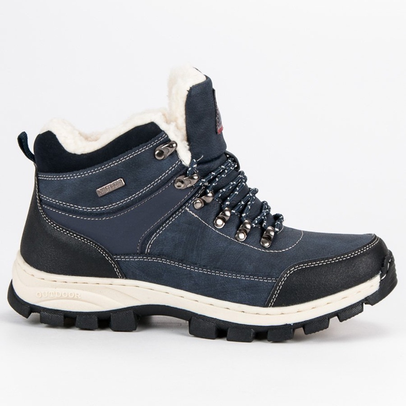 Arrigo Bello Birkabőr csapdacsizma kék