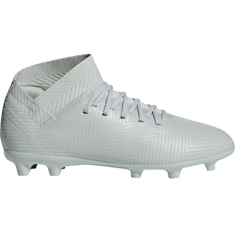 Az adidas Nemeziz 18.3 Fg Jr DB2353 futballcipő fehér fehér