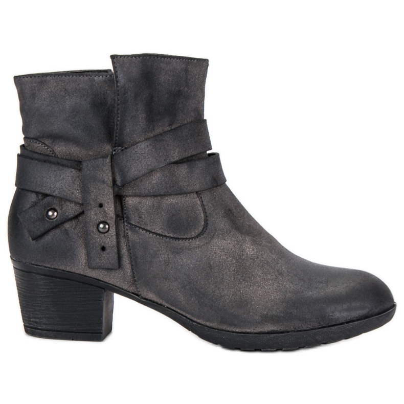 Magas sarkú csizma szürke