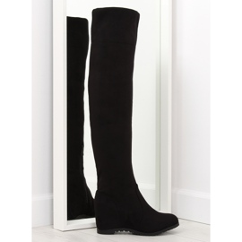 Fekete ék csizma 0-68 fekete