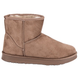 Kylie Felcsúsztatható hócsizma barna