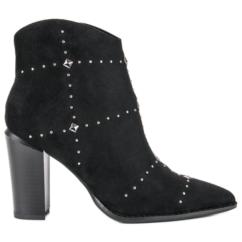 Kylie Velúr fekete csizma