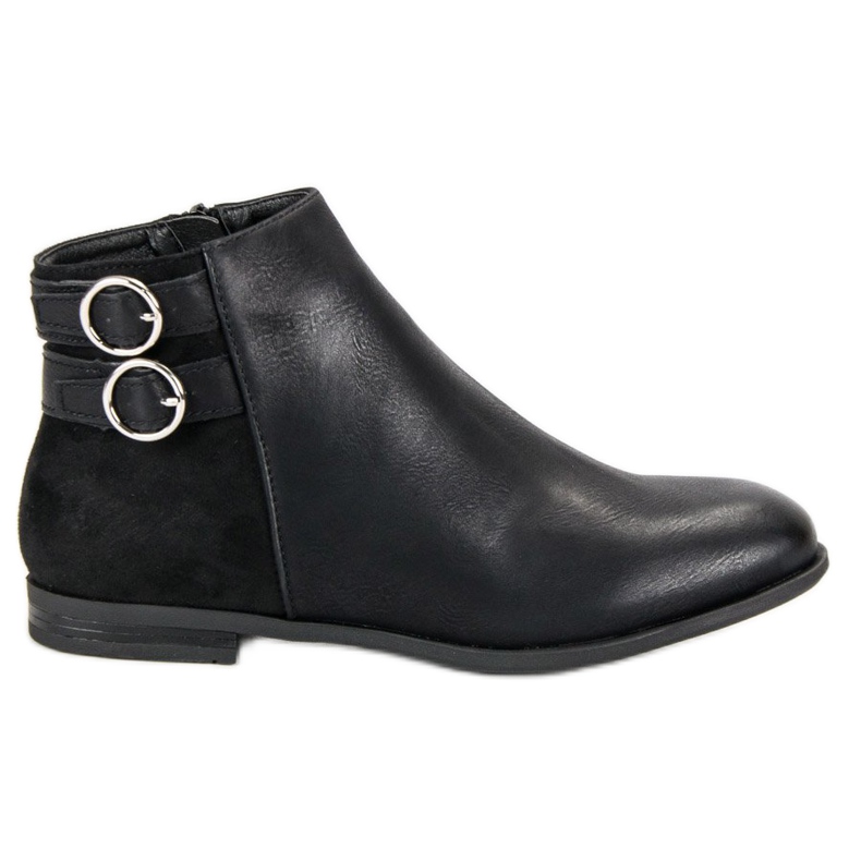 Super Mode Fekete alacsony csizma