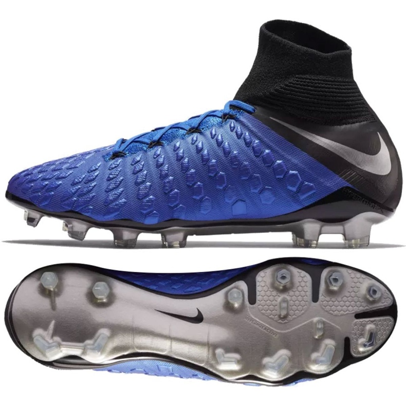 Nike Hypervenom Phantom 3 Elite Dynamic Fit Fg M AJ3803-400 futballcipő sötétkék sötétkék Nike Hypervenom Phantom 3 Elite Dynamic Fit Fg M AJ3803-400 futballcipő sötétkék sötétkék