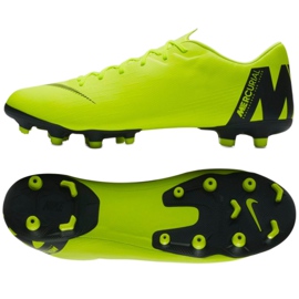 Nike Mercurial Vapor 12 Academy Fg M AH7375-701 futballcipő sárga sárga