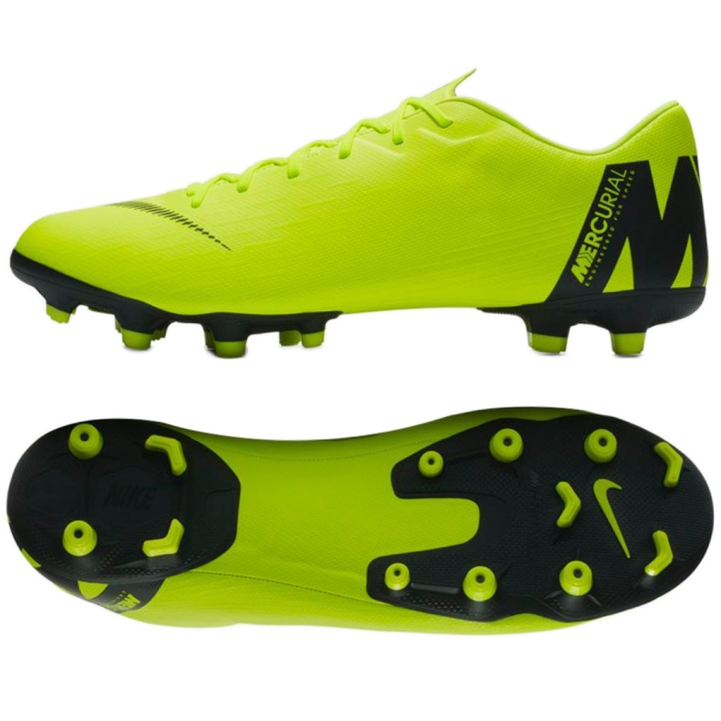 Nike Mercurial Vapor 12 Academy Fg M AH7375-701 futballcipő sárga sárga