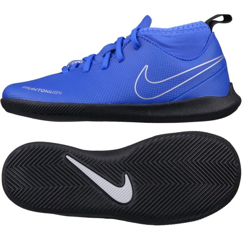 Nike Phantom Vsn Club Df beltéri cipő kék