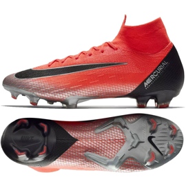 Nike Mercurial Superfly 6 Elite CR7 Fg M AJ3547-600 futballcipő piros fekete