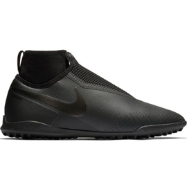 Nike React Phantom Vsn Pro Df Tf M AO3277-001 futballcipő fekete fekete