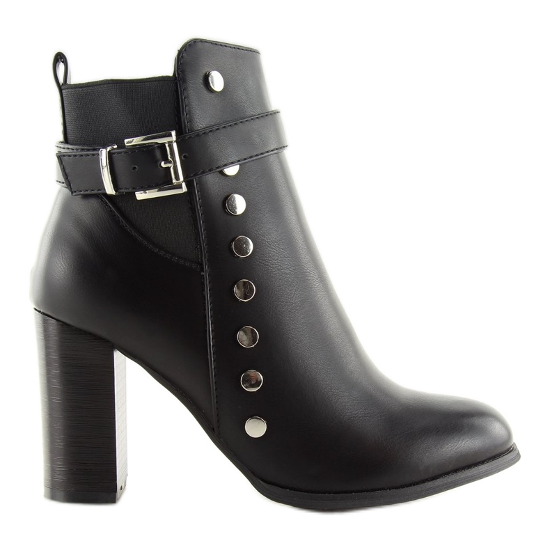 Fekete 88073 Fekete magassarkú