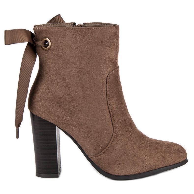 Super Mode Elegáns csizma egy oszlopon barna