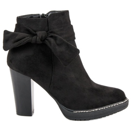 Cm Paris Velúr Chelsea csizma íjjal fekete Cm Paris Velúr Chelsea csizma íjjal fekete