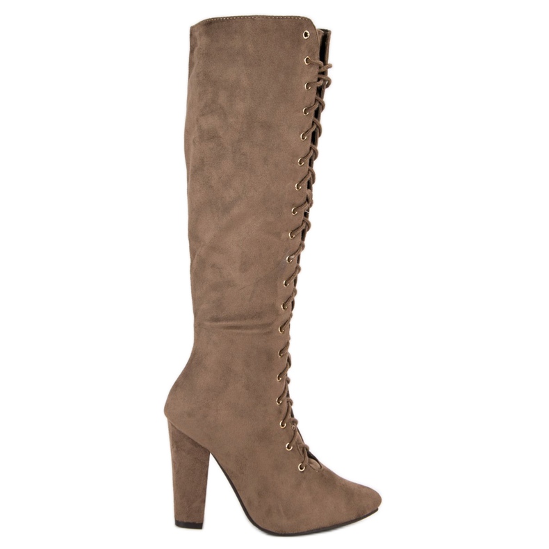 Cm Paris Fűzős csizma barna