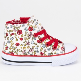 Magas cipők, virágokkal sokszínű Magas cipők, virágokkal sokszínű