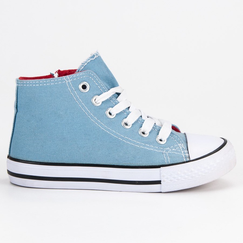 Magas kék cipők Magas kék cipők