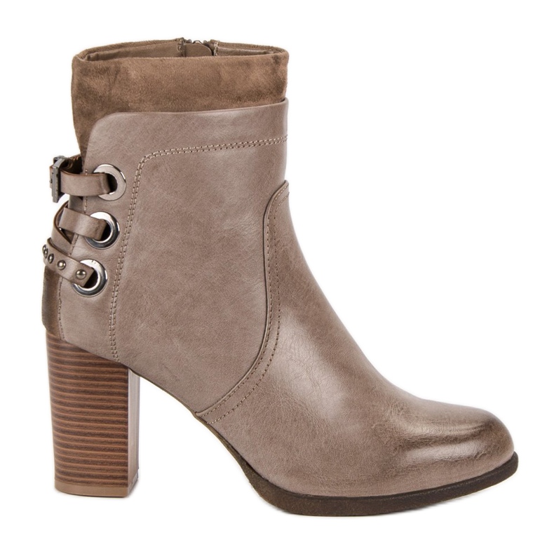 Super Mode Elegáns csizma egy oszlopon barna