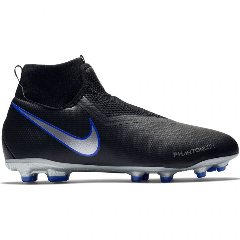 Nike Phantom VSN Academy DF FG / MG Jr AO3287-004 futballcipő fekete Nike Phantom VSN Academy DF FG / MG Jr AO3287-004 futballcipő fekete