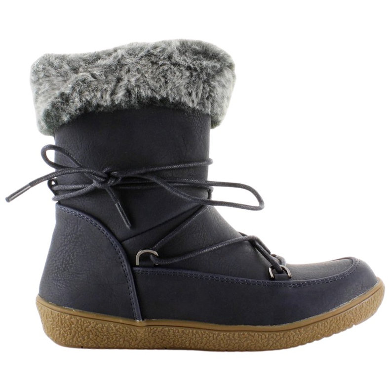 Félcsizma szőrme gyerekeknek K1647201 Marino sötétkék