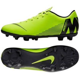 Nike Mercurial Vapor 12 Club Mg M AH7378-701 futballcipő zöld zöld
