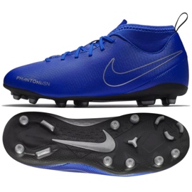 Nike Phantom Vsn Club Df Fg Mg Jr AO3288-400 futballcipő sokszínű kék