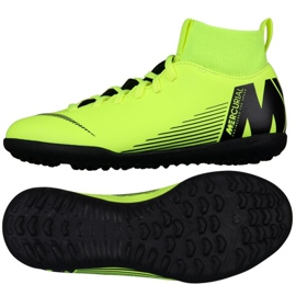Nike Mercurial Superfly X 6 Club Tf Jr AH7345-701 futballcipő zöld zöld