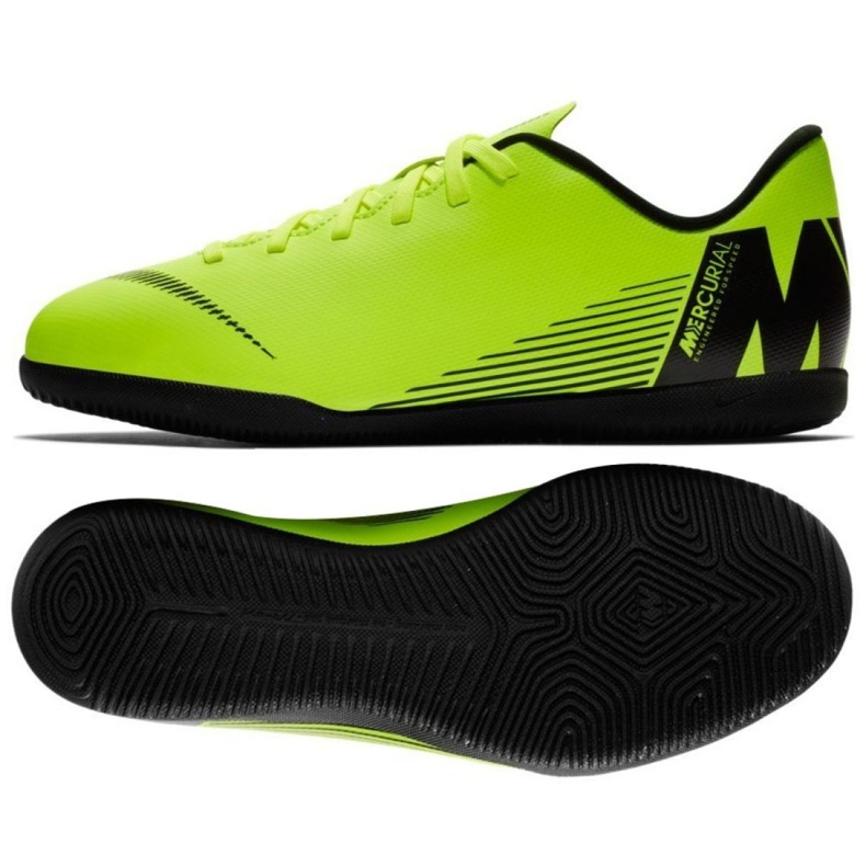 Belső cipő Nike Mercurial Vapor X 12 Club Ic Jr AH7354-701 zöld zöld Belső cipő Nike Mercurial Vapor X 12 Club Ic Jr AH7354-701 zöld zöld