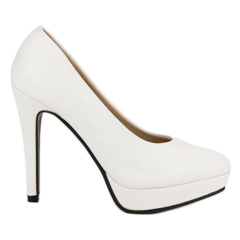 J. Star Szexi magassarkú a platformon fehér J. Star Szexi magassarkú a platformon fehér