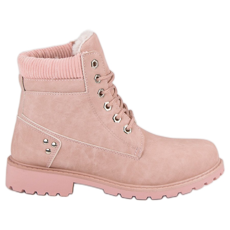 Rózsaszín szigetelésű csizma