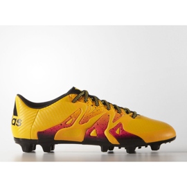 Adidas X 15.3 FG / AG M S74632 futballcipő sokszínű narancssárga