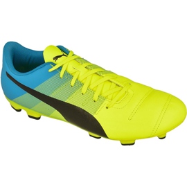 Puma evoPOWER 4.3 Fg M 10353601 futballcipő sárga sárga Puma evoPOWER 4.3 Fg M 10353601 futballcipő sárga sárga