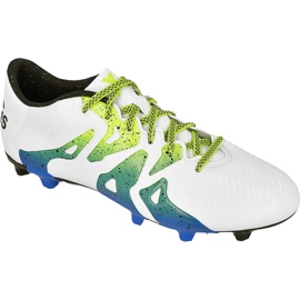 Adidas X 15.3 FG / AG M S74635 futballcipő fehér fehér